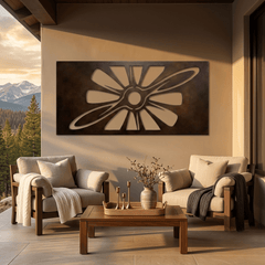 The Propeller Form - Metal Wall Art - Umber - Anthem Classic