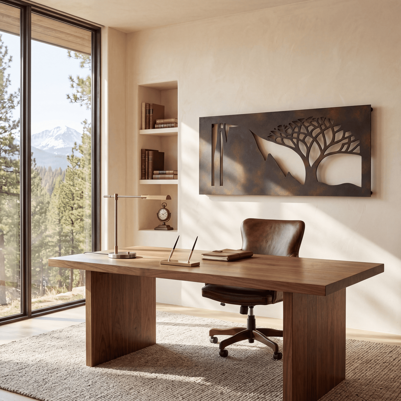 The Quiver Tree - Metal Wall Art - Umber - Anthem Classic