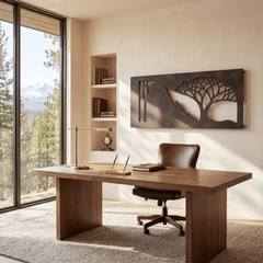 The Quiver Tree - Metal Wall Art - Umber - Anthem Classic