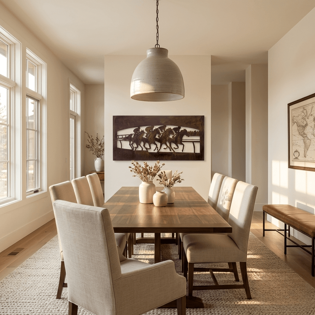 The Races - Metal Wall Art - Umber - Anthem Classic