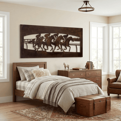 The Races - Metal Wall Art - Umber - Anthem Classic