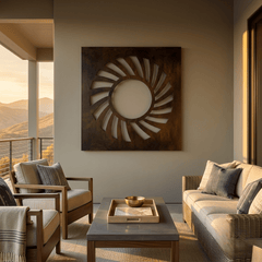 The Radiant - Metal Wall Art - Umber - Anthem Classic
