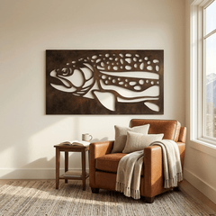 The Rainbow - Metal Wall Art - Umber - Anthem Classic