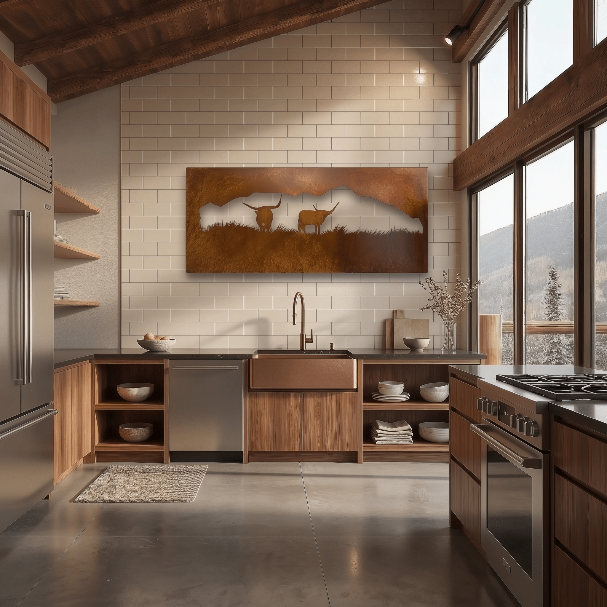 The Range - Metal Wall Art - Anthem Classic