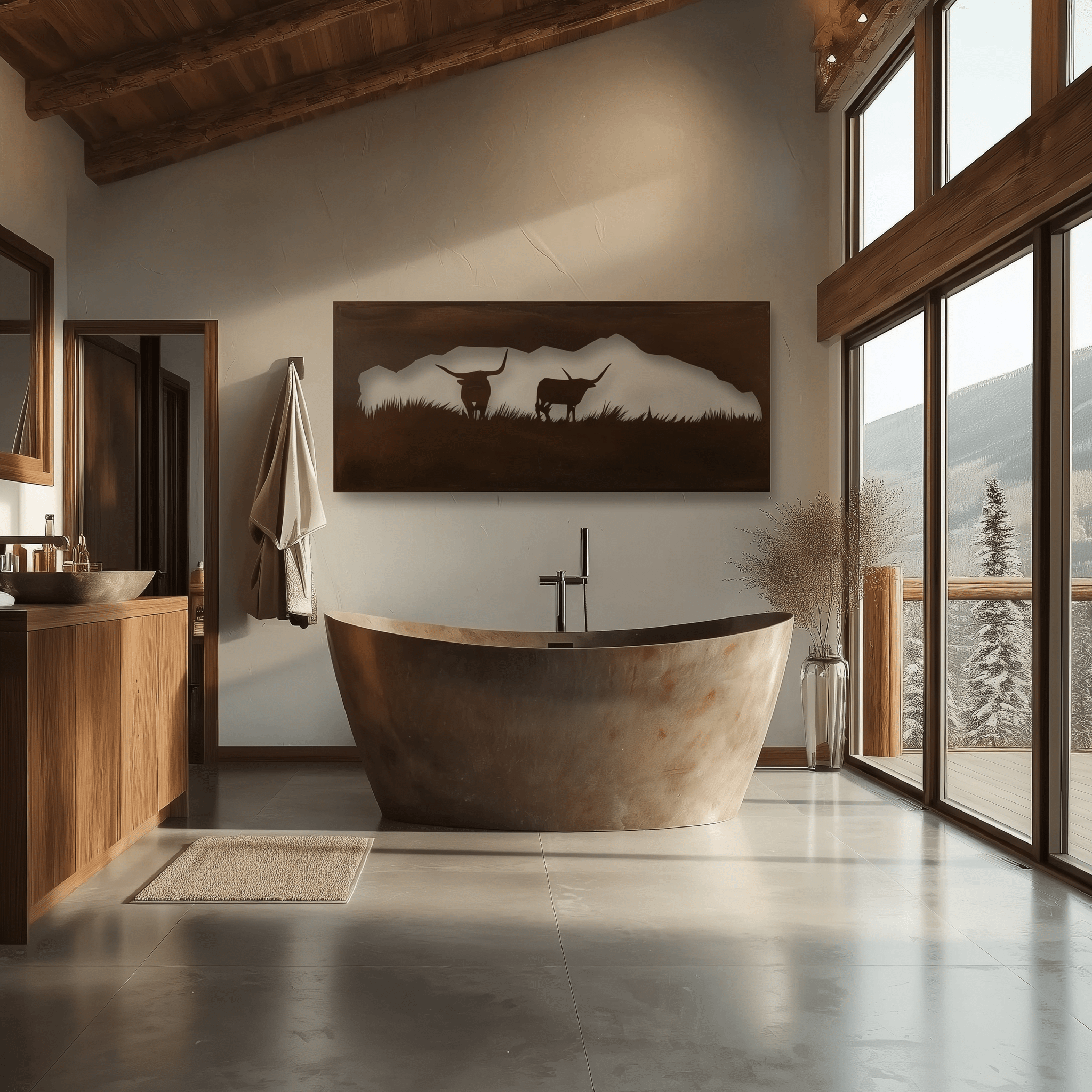 The Range - Metal Wall Art - Anthem Classic