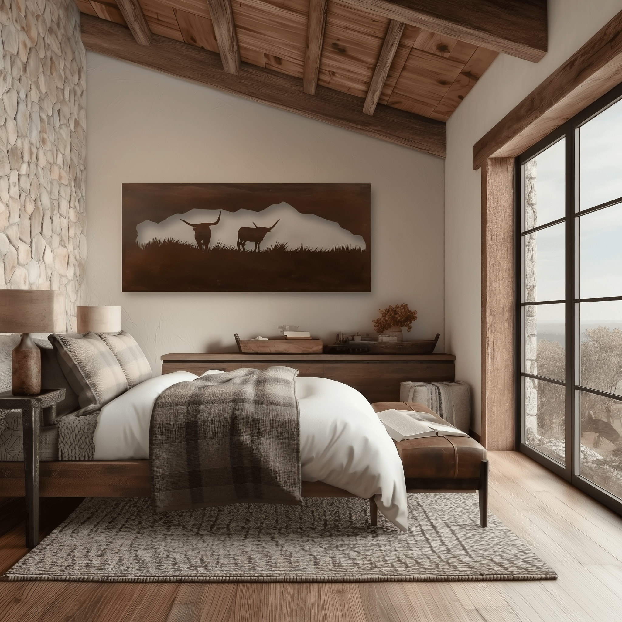 The Range - Metal Wall Art - Anthem Classic