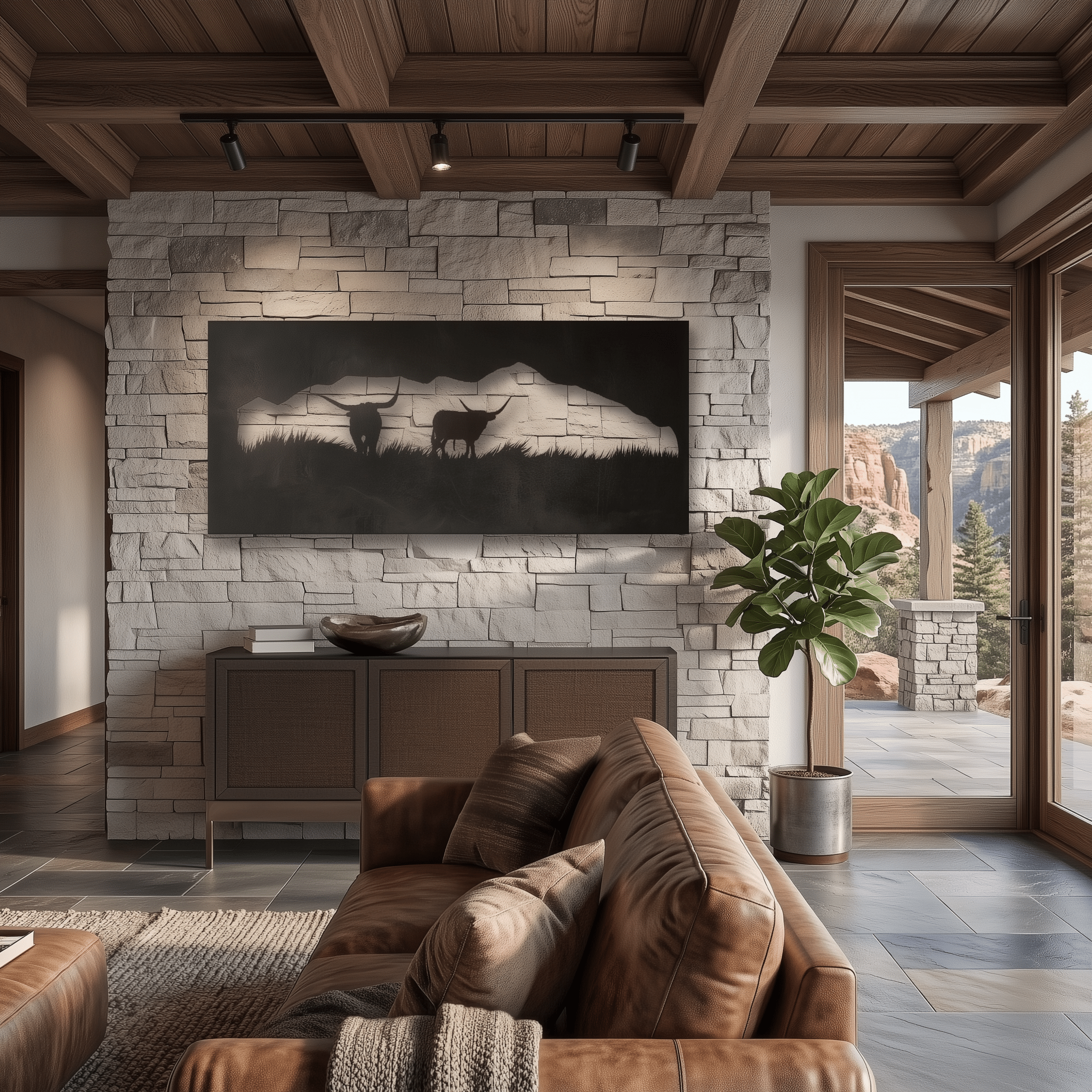 The Range - Metal Wall Art - Anthem Classic