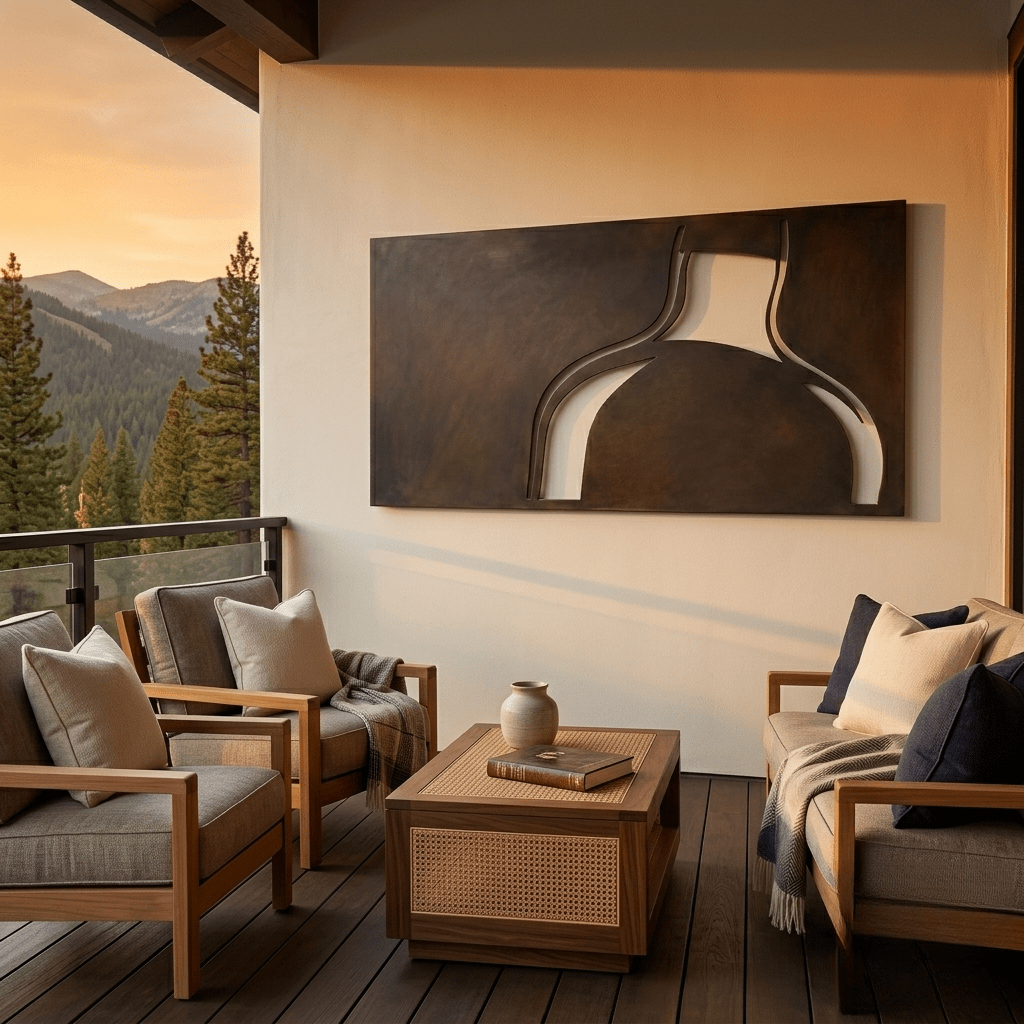 The Reserve - Metal Wall Art - Umber - Anthem Classic