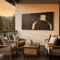 The Reserve - Metal Wall Art - Umber