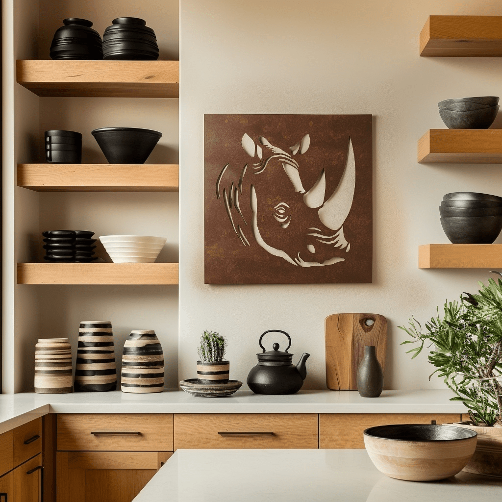 The Rhino - Metal Wall Art - Anthem Classic