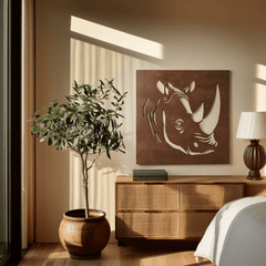 The Rhino - Metal Wall Art - Anthem Classic