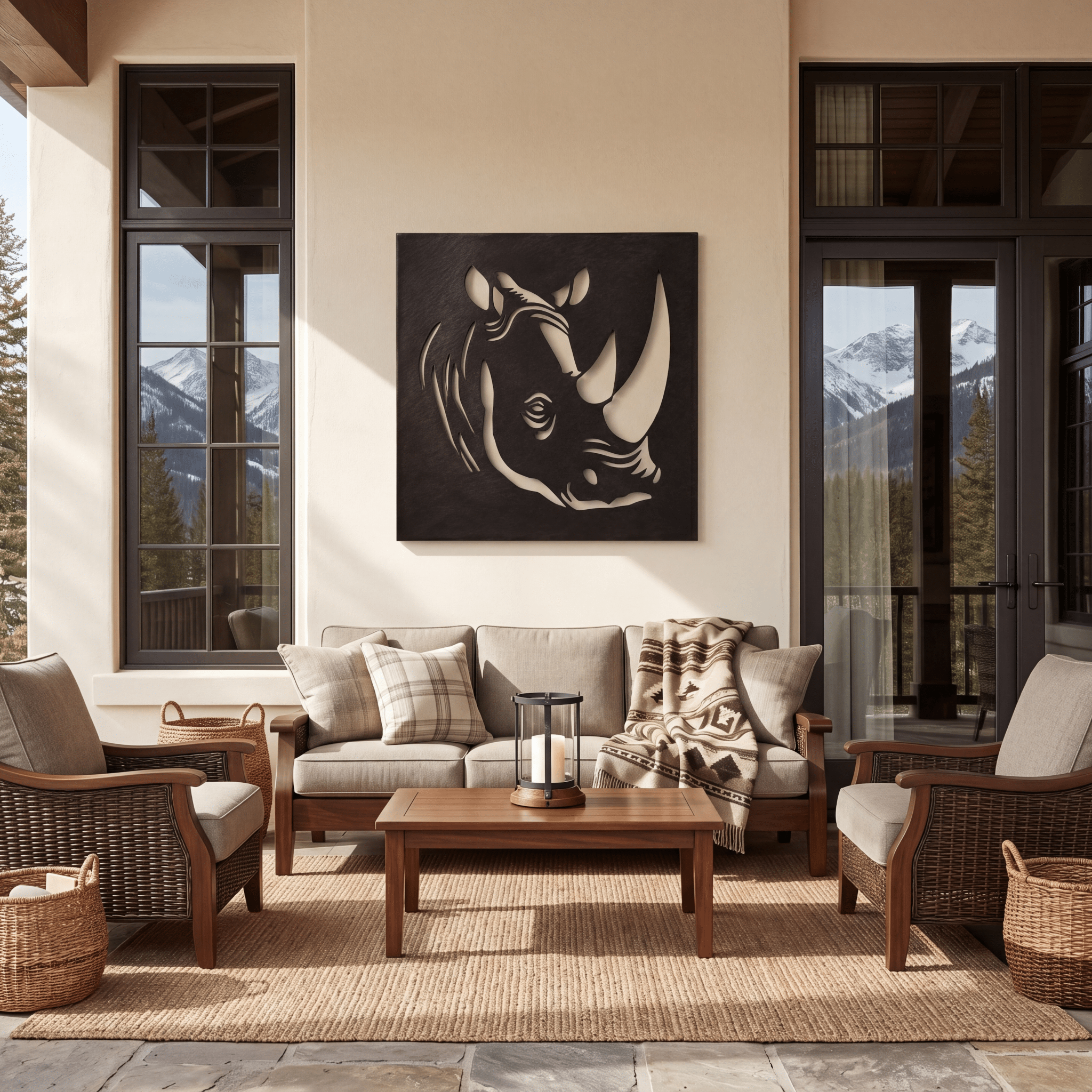 The Rhino - Metal Wall Art - Forge - Anthem Classic