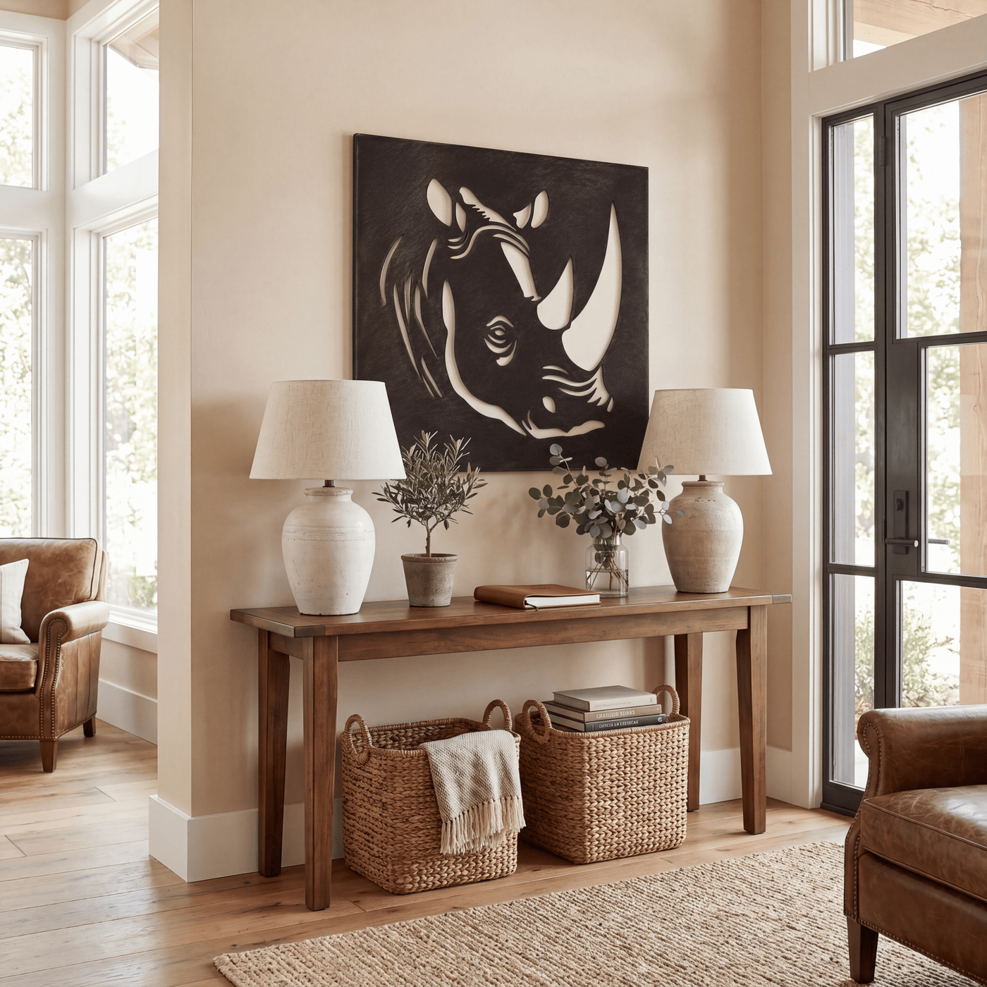 The Rhino - Metal Wall Art - Forge - Anthem Classic