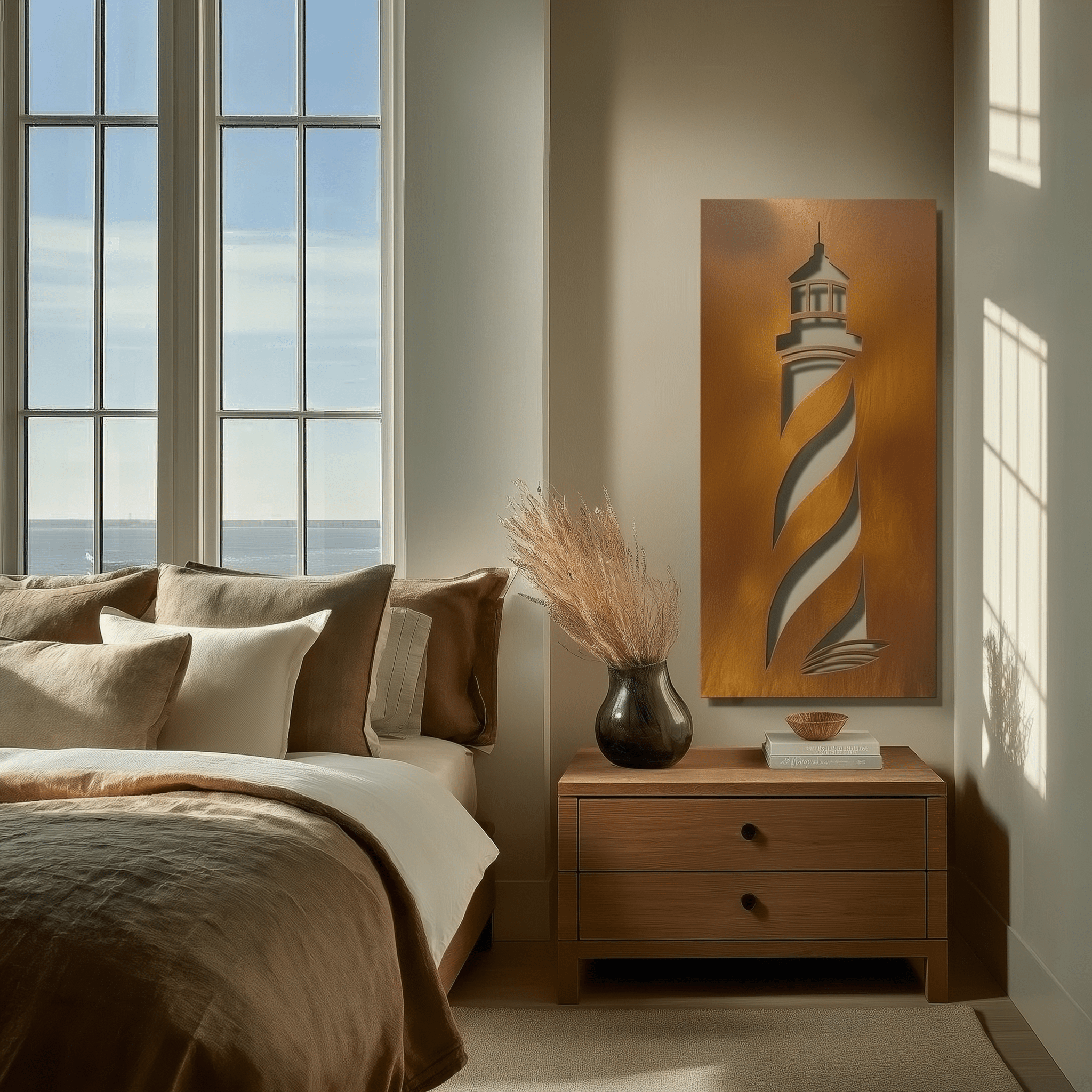 The Rhode Island Lighthouse - Metal Wall Art - Anthem Classic