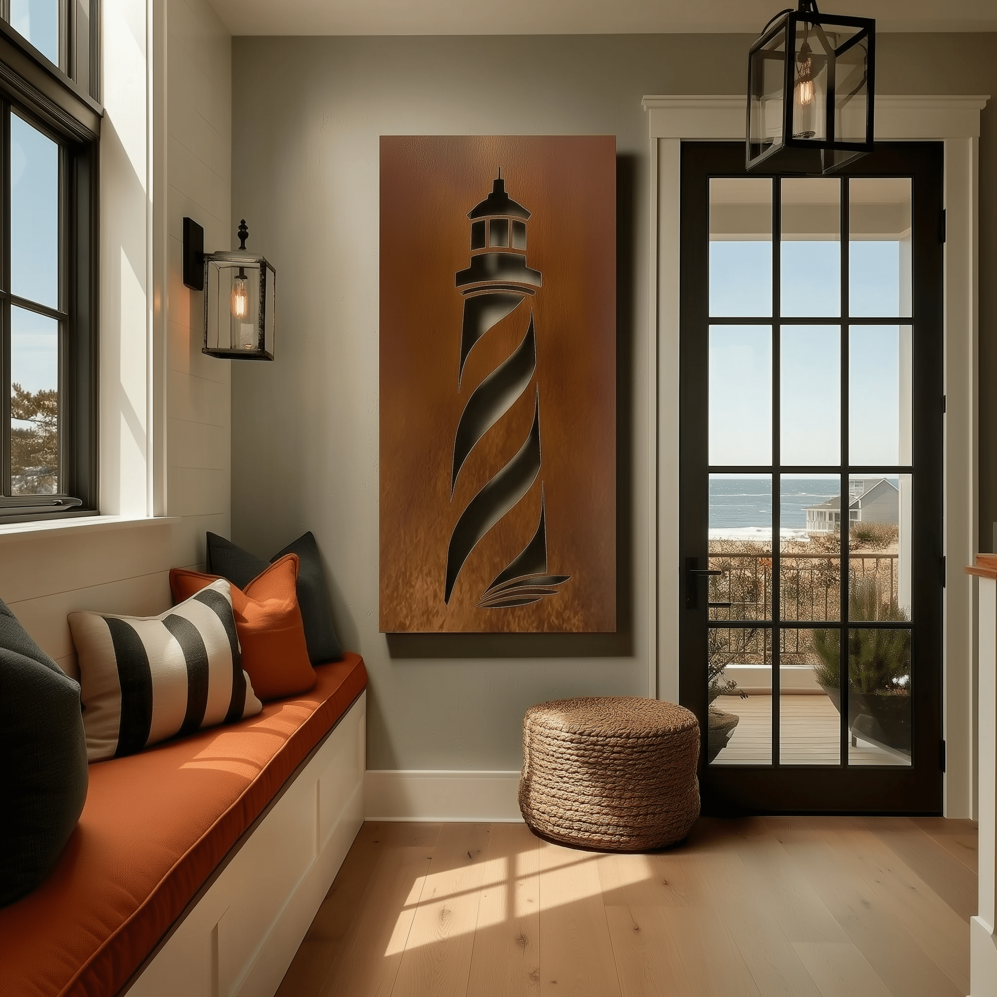 The Rhode Island Lighthouse - Metal Wall Art - Anthem Classic