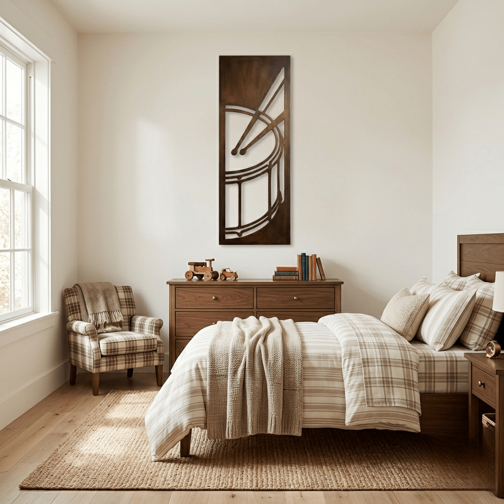 The Rhythm - Metal Wall Art - Umber - Anthem Classic