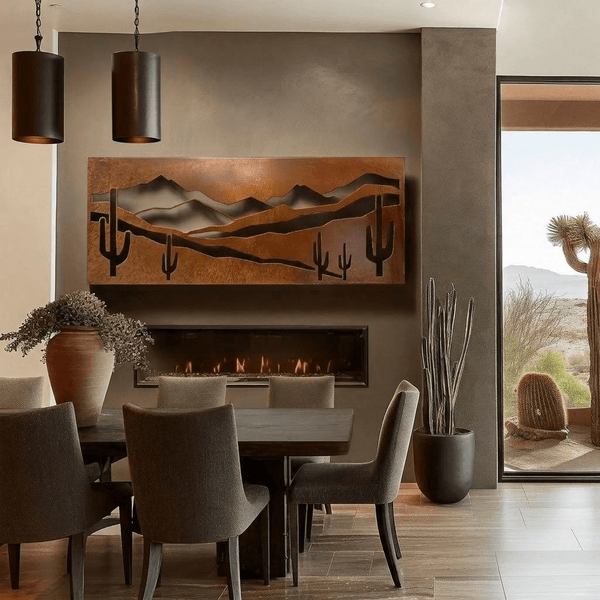 The Rincon Mountains - Metal Wall Art - Oxide – Anthem Classic