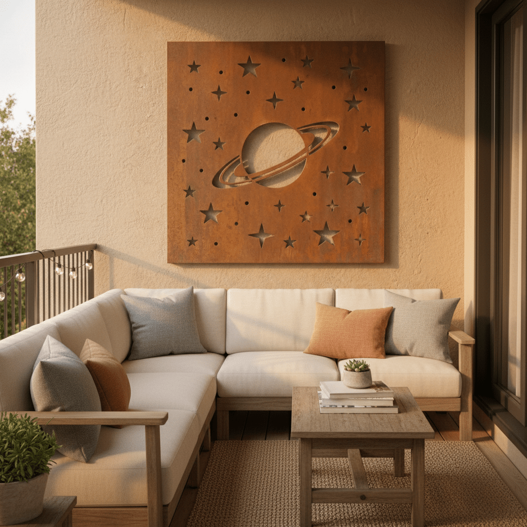 The Ringed Planet - Metal Wall Art - Anthem Classic