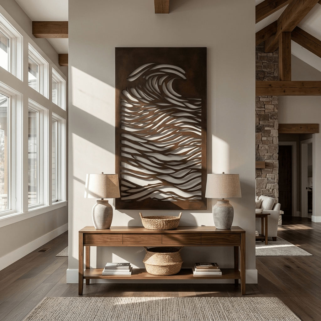 The Rip Curl - Metal Wall Art - Umber - Anthem Classic
