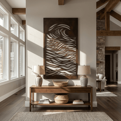 The Rip Curl - Metal Wall Art - Umber - Anthem Classic