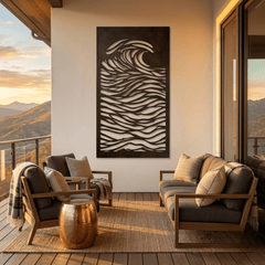 The Rip Curl - Metal Wall Art - Umber - Anthem Classic