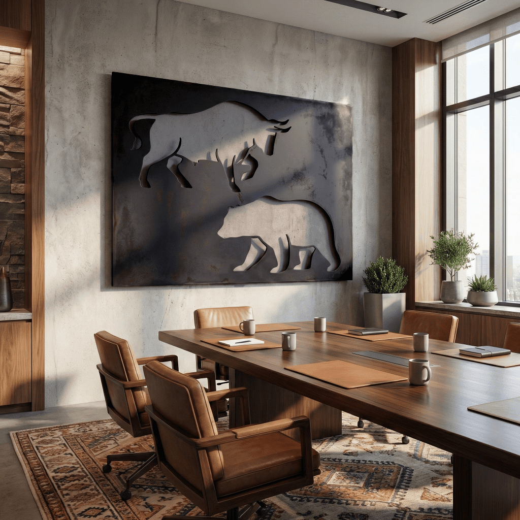 The Rise of the Bull - Metal Wall Art - Anthem Classic