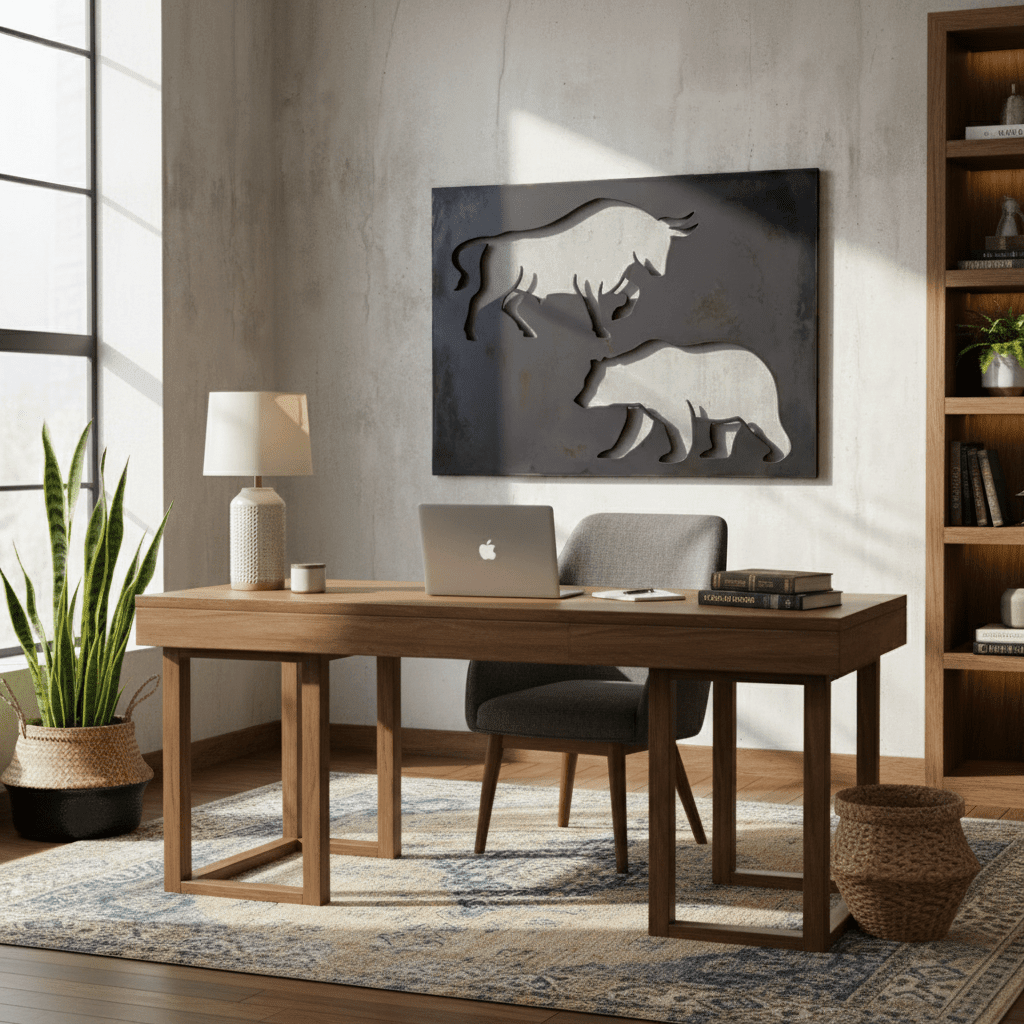 The Rise of the Bull - Metal Wall Art - Anthem Classic