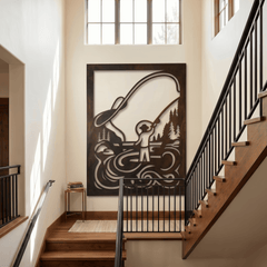 The River's Reach - Metal Wall Art - Umber - Anthem Classic