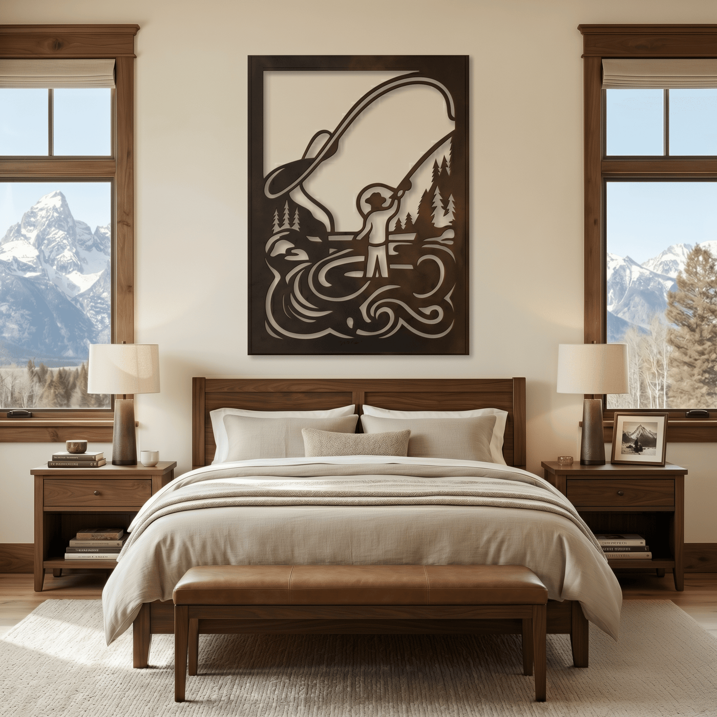 The River's Reach - Metal Wall Art - Umber - Anthem Classic