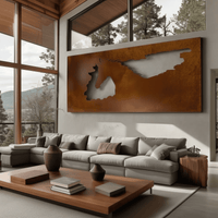 The Roam - Metal Wall Art - Oxide