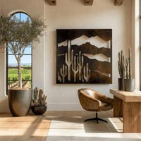 The Santa Catalina - Metal Wall Art - Umber