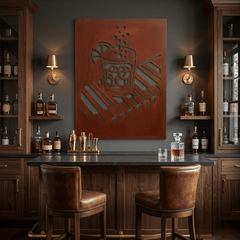 The Saturday Crowd - Metal Wall Art - Oxide - Anthem Classic