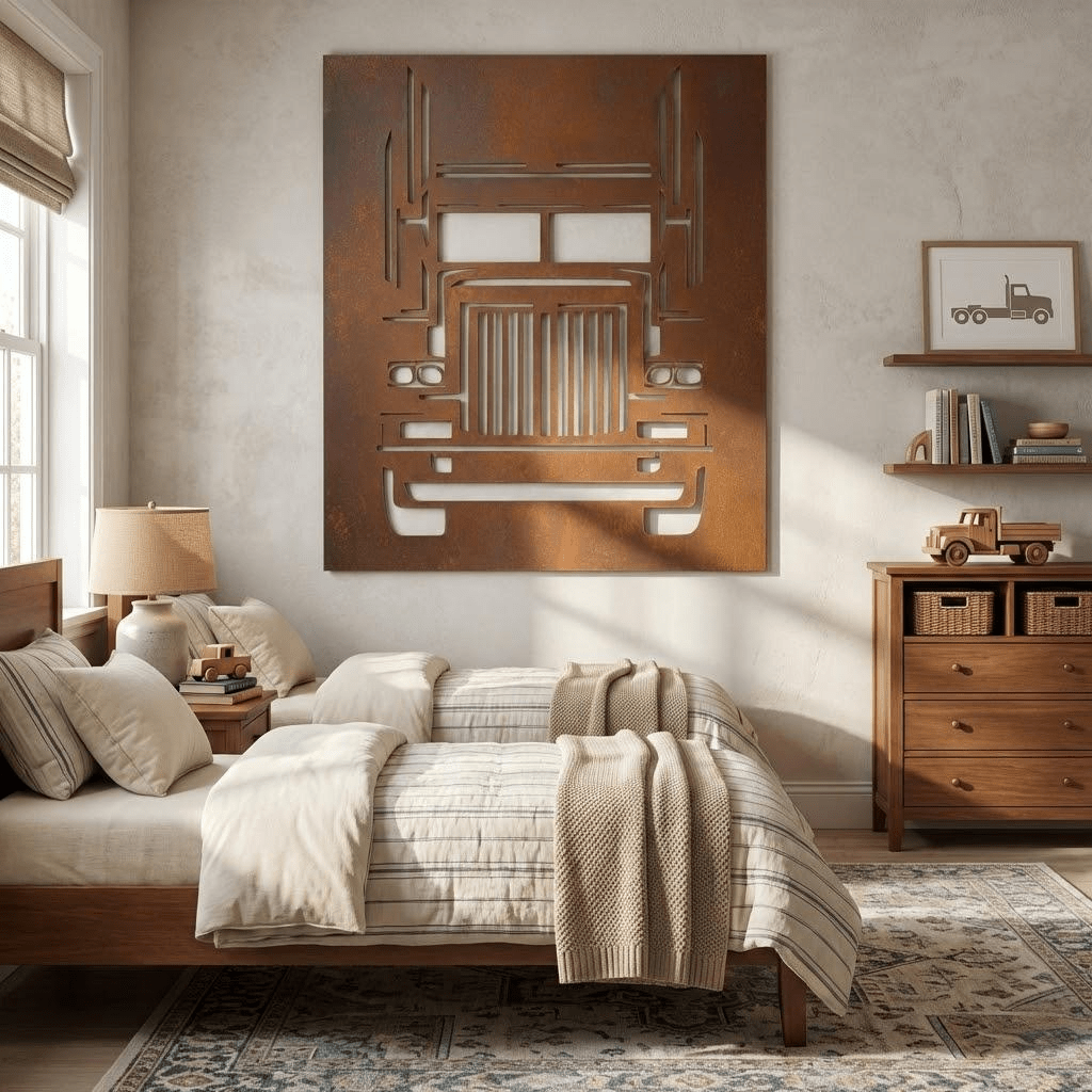 The Semi - Metal Wall Art - Anthem Classic