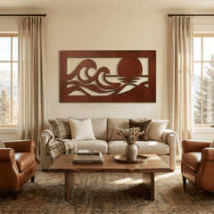 The Setting Sun - Metal Wall Art - Oxide - Anthem Classic