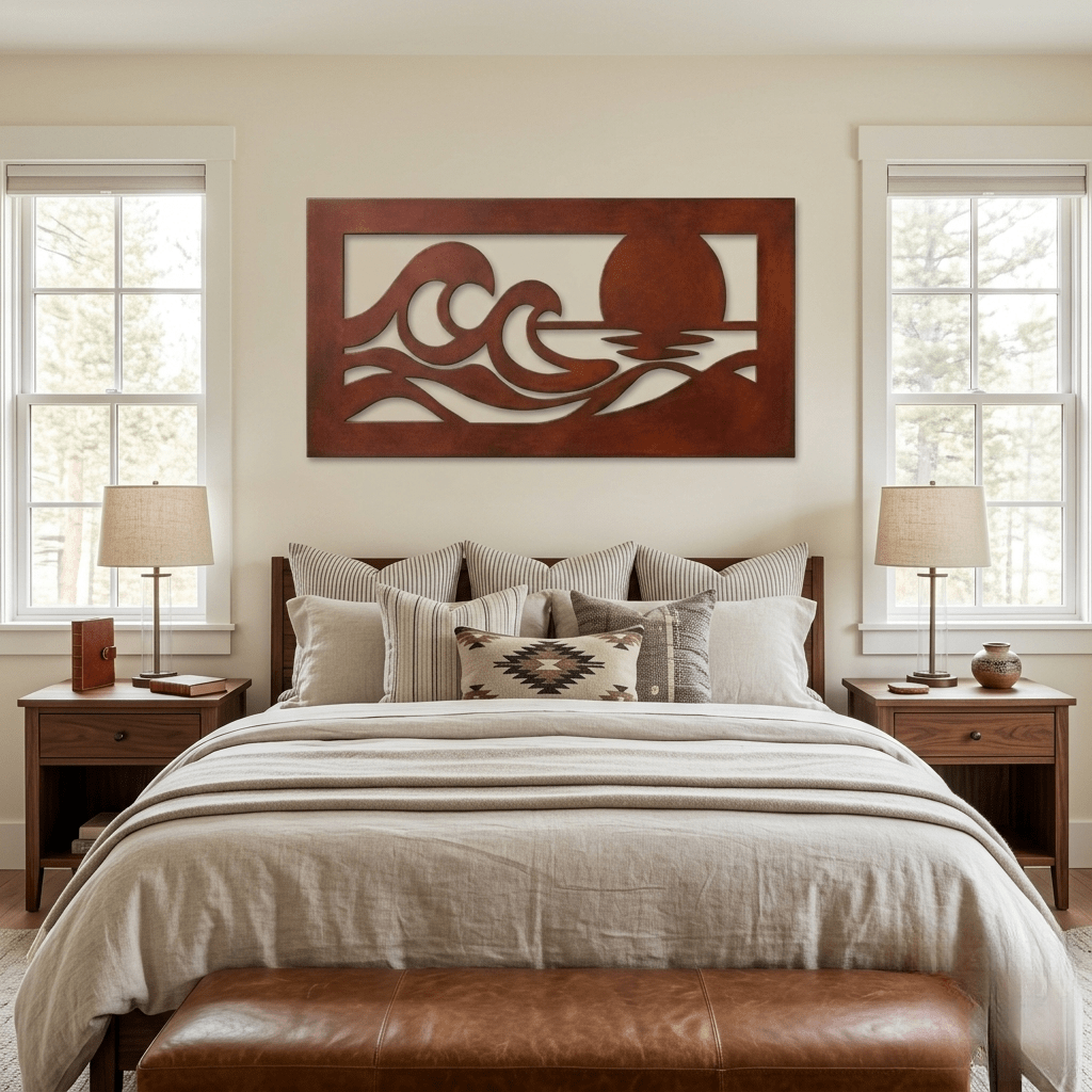 The Setting Sun - Metal Wall Art - Oxide - Anthem Classic