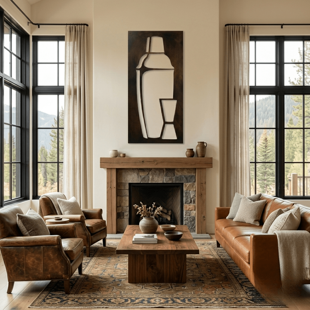 The Shaken - Metal Wall Art - Umber - Anthem Classic