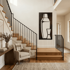 The Shaken - Metal Wall Art - Umber - Anthem Classic