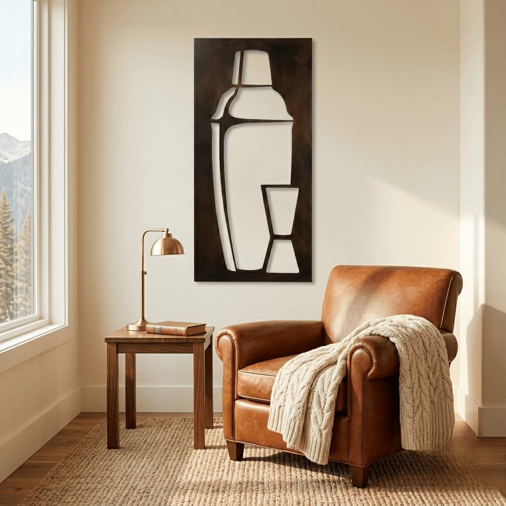 The Shaken - Metal Wall Art - Umber - Anthem Classic