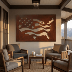 The Shape of Liberty - Metal Wall Art - Oxide - Anthem Classic