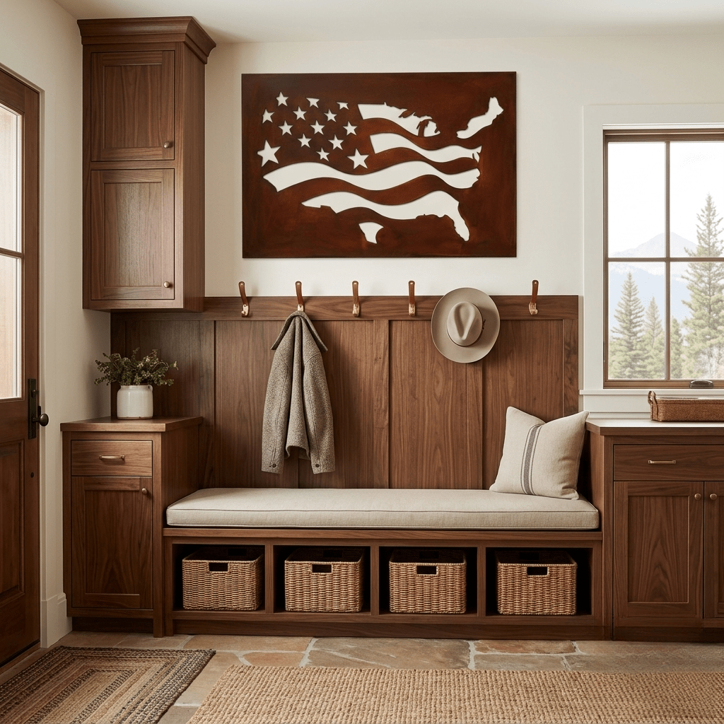 The Shape of Liberty - Metal Wall Art - Oxide - Anthem Classic