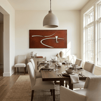 The Shot Shape - Metal Wall Art - Oxide