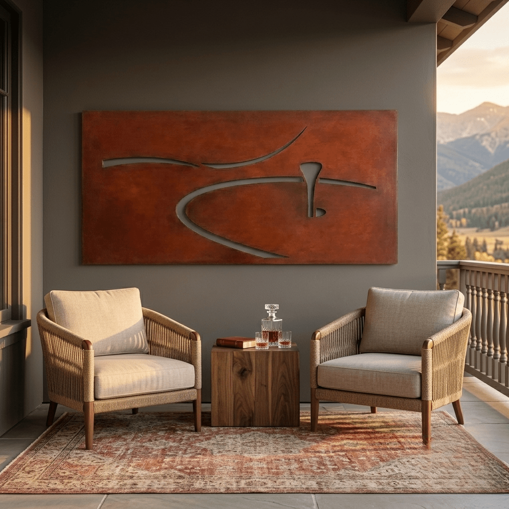 The Shot Shape - Metal Wall Art - Oxide - Anthem Classic