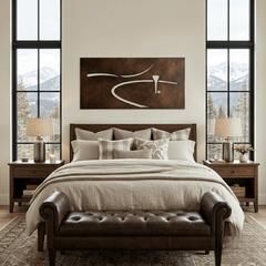 The Shot Shape - Metal Wall Art - Umber - Anthem Classic