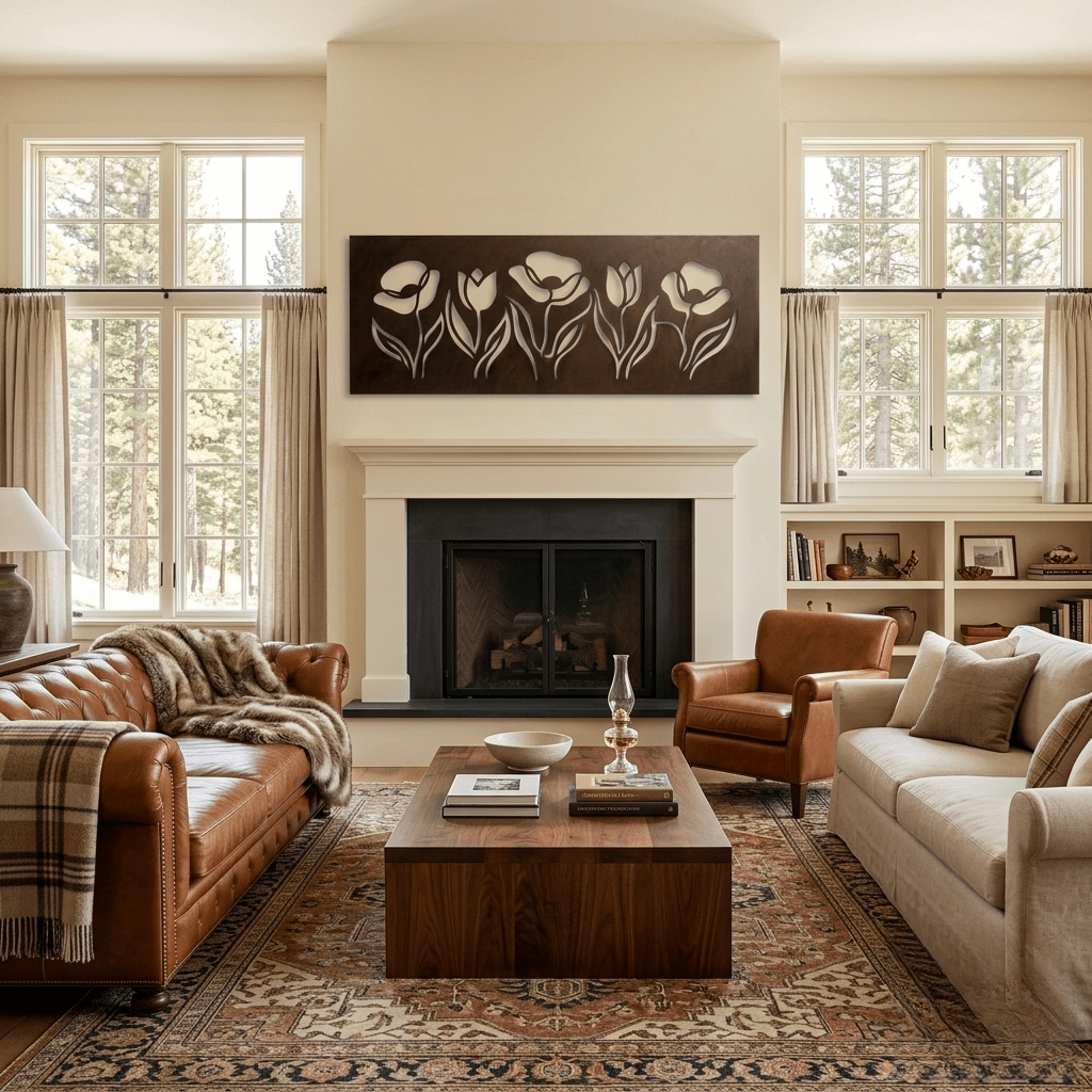 The Silhouette Symphony - Metal Wall Art - Umber - Anthem Classic