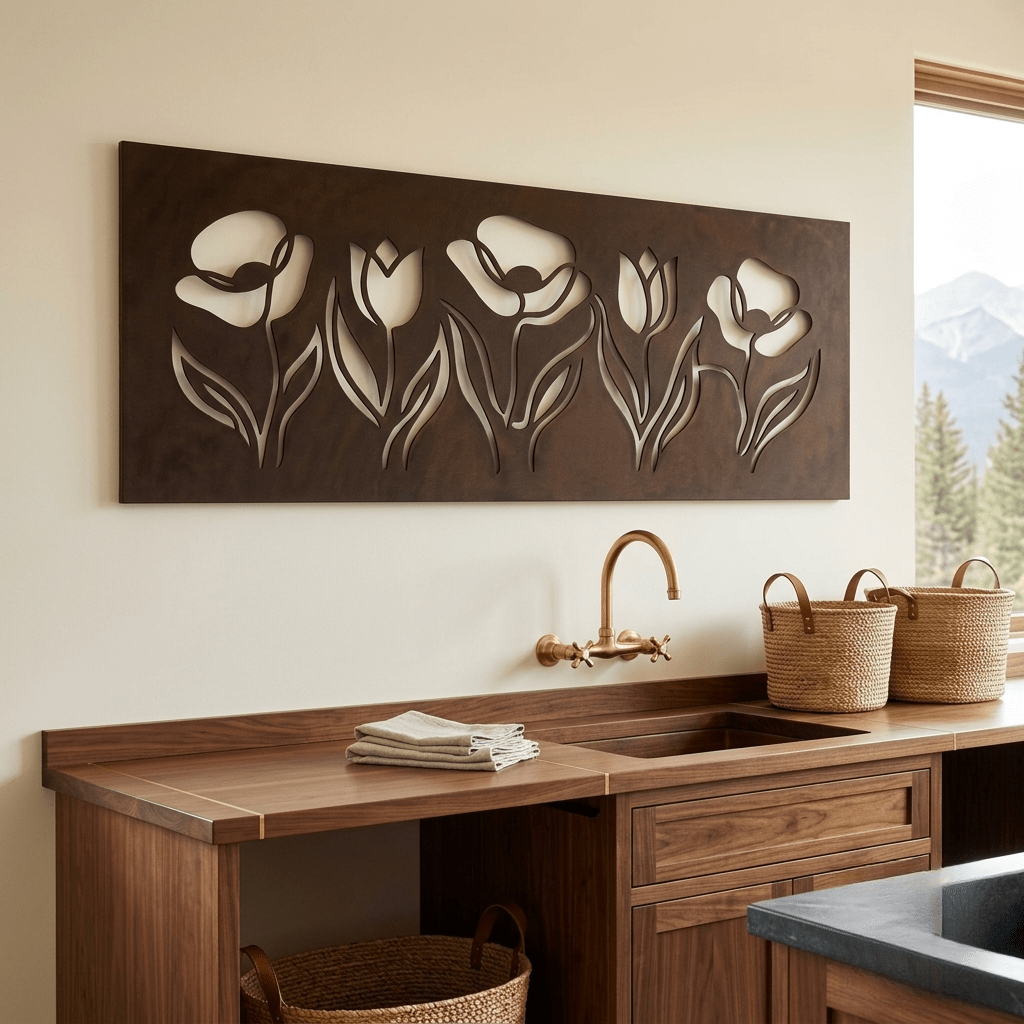 The Silhouette Symphony - Metal Wall Art - Umber - Anthem Classic