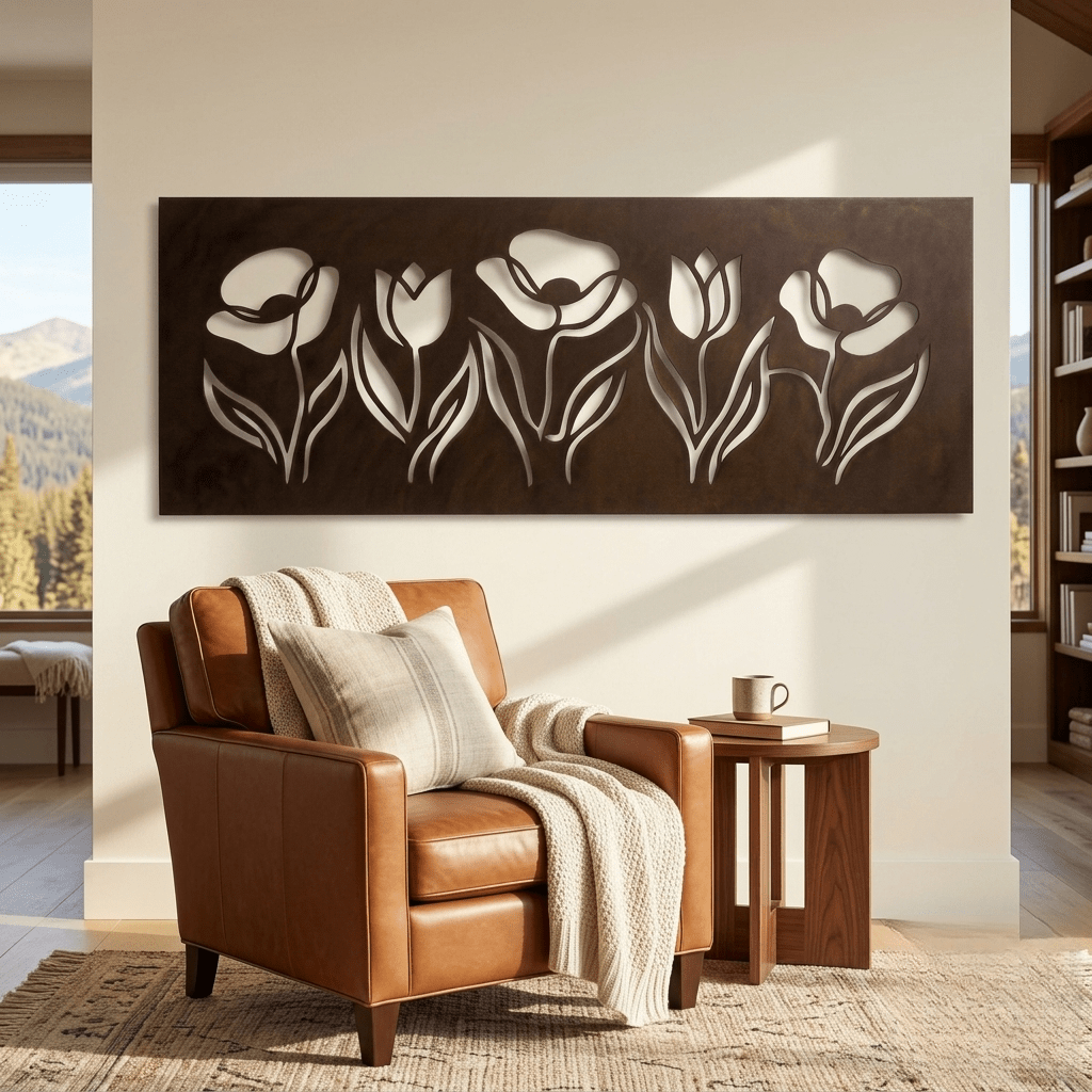 The Silhouette Symphony - Metal Wall Art - Umber - Anthem Classic
