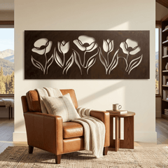 The Silhouette Symphony - Metal Wall Art - Umber - Anthem Classic