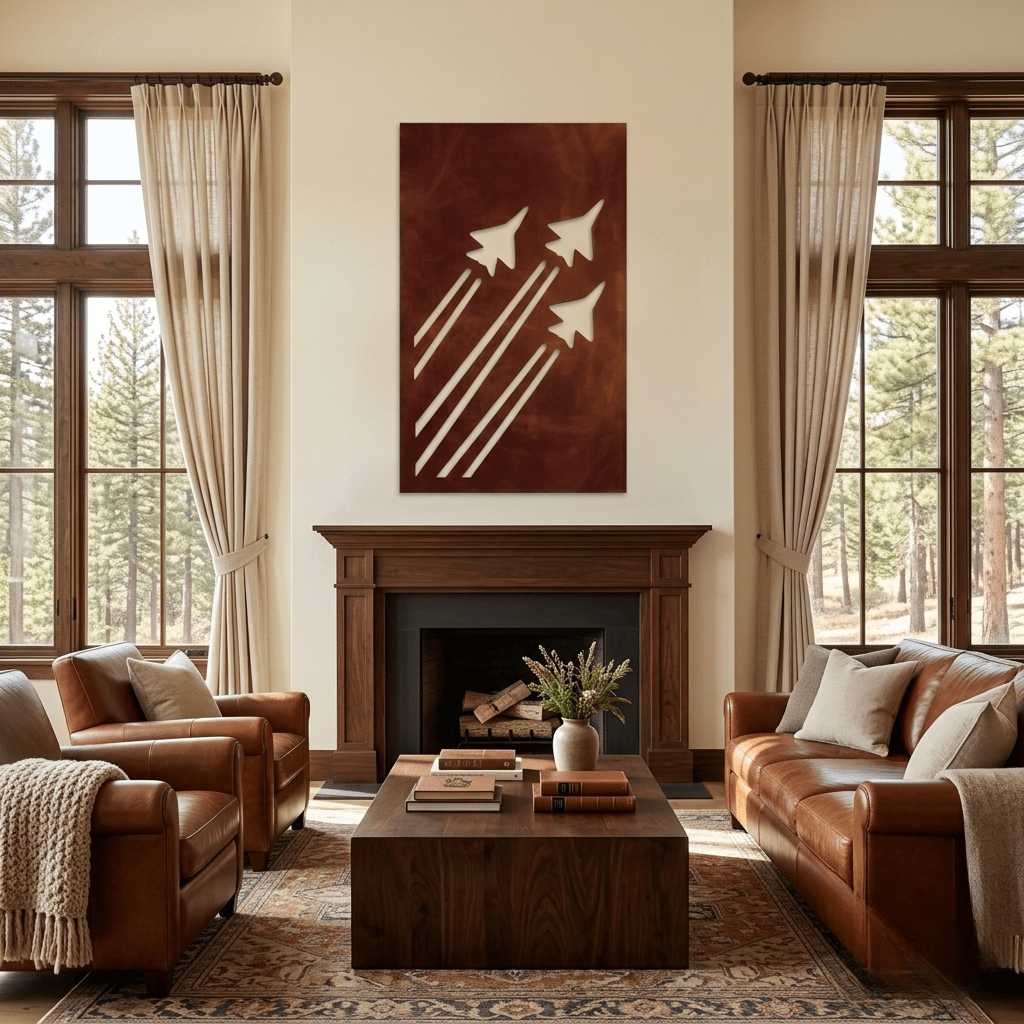 The Sky Command - Metal Wall Art - Oxide - Anthem Classic