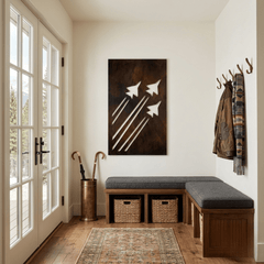 The Sky Command - Metal Wall Art - Umber - Anthem Classic