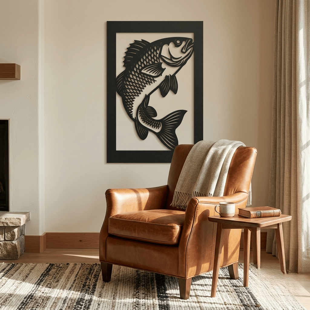 The Smallmouth Bass - Metal Wall Art - Forge - Anthem Classic